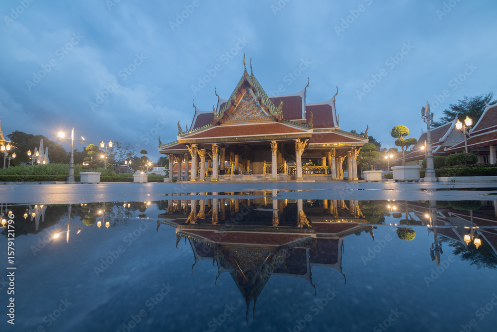Naklejka premium Maha Chetsadabodin Royal Pavilion . beautiful places of the city. Bangkok Thailand