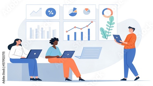 business people working in a meeting