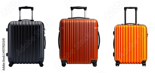 Wallpaper Mural Stylish hard-shell suitcases in vibrant colors Torontodigital.ca