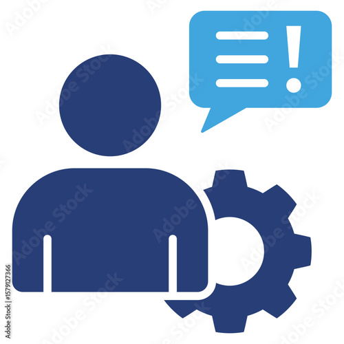 Complaint Handling Two Color Icon