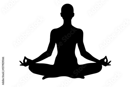 silhouette of a woman doing yoga black, pose, silhouette, sit, woman, yoga  YOGA SILHOUETTE3