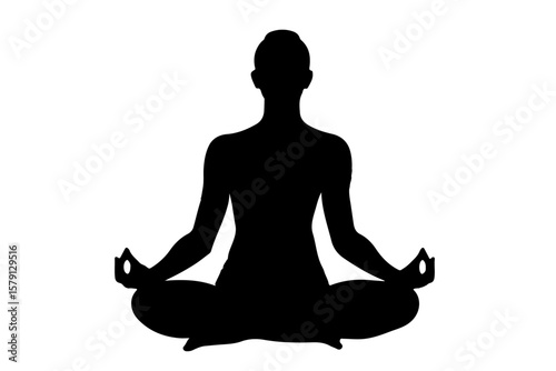 silhouette of a woman doing yoga black, pose, silhouette, sit, woman, yoga 