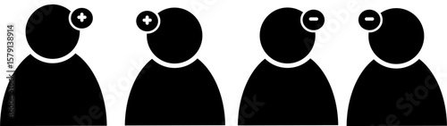 User Profile Icon, Minimal Person Symbol for UI and Apps
