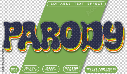  Parody Comedy Show Funny Humor Entertainment Editable Vector Text File