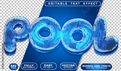  Summer Pool Sea Beach Ocean Vacation Editable Vector Text File