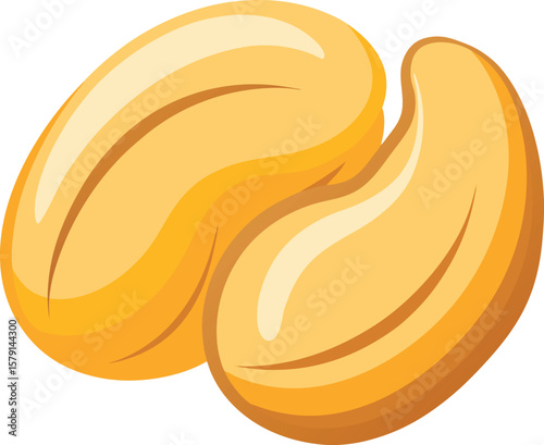 Japanese Sushi Roll Design Graphics Delicious and Healthy Cashew Nuts, Perfect for Snacks or Recipes.