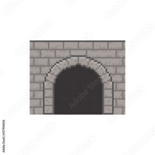 CLASSIC RETRO TUNEL PIXEL ART