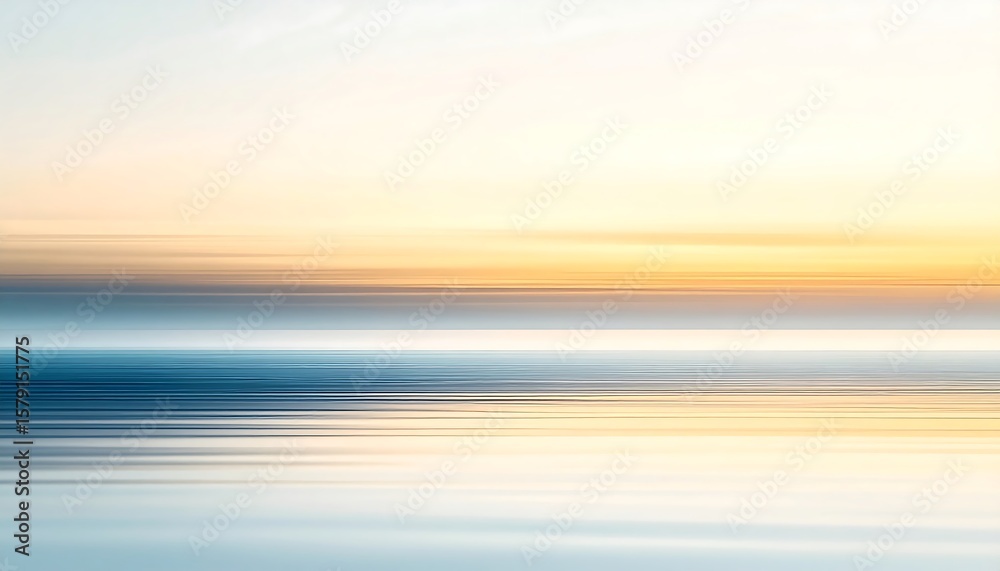 Fototapeta premium Abstract sunrise over water