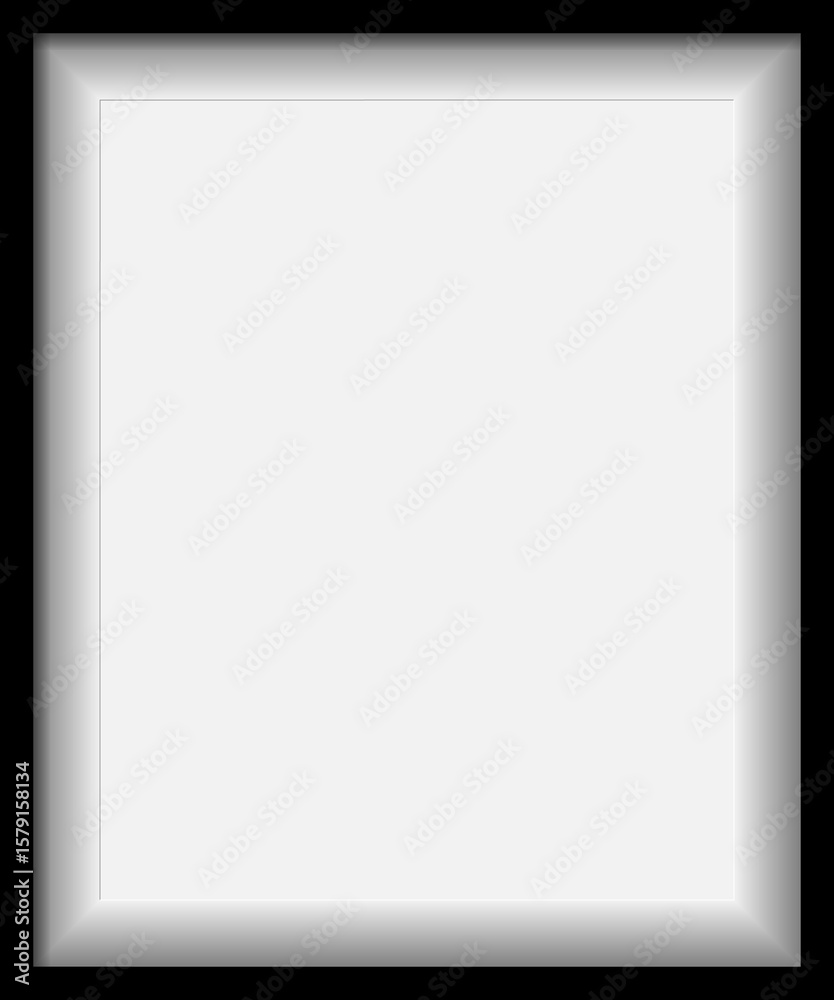 Obraz premium Frame design-Abstract gradient frame template for blog, business, seminar, banner, poster-Blank space with frame with white background
