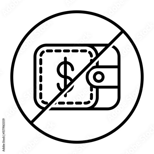 no wallet icon