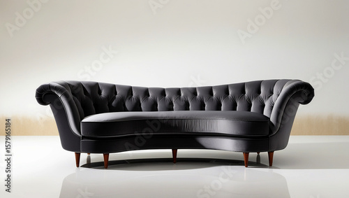 stylish comfortable sofa, studio shorts