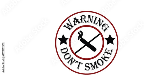 no smoking stamp
