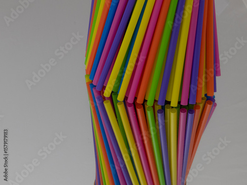 Strohhalme, bunt