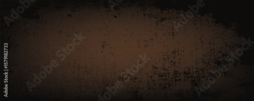 Grunge texture effect. Distressed overlay rough textured on dark space. Grainy brown background. Graphic design element concrete wall style concept for web banner, flyer, poster, brochure, cover, etc
