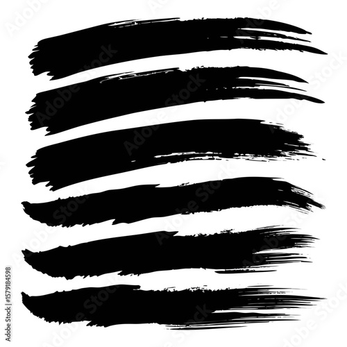 Brush Strokes: Bold and Dynamic Strokes, delivering artistic energy