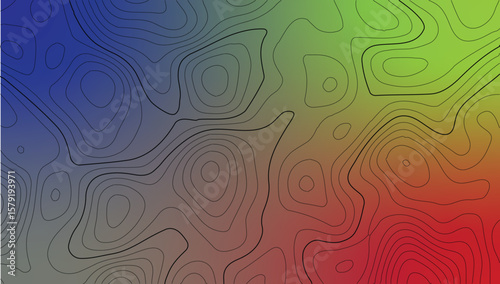Topography vector background in rustic navigation style, featuring handcrafted topographic lines, explorer-style grid, and natural elevation contours for hiking, outdoor travel, and map-based designs.