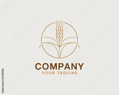 Wheat Logo Design