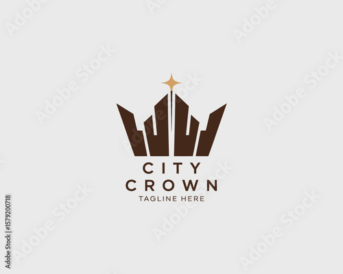 City Crown Logo Design