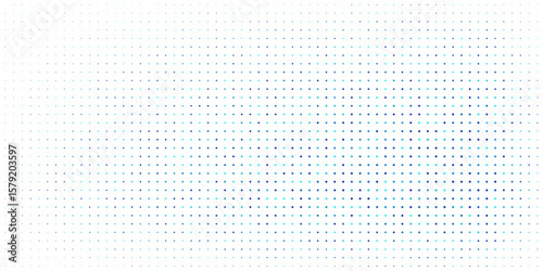 Halftone background with dots. Blue pop art pattern in comic style. Colorful dot texture. Vector illustration