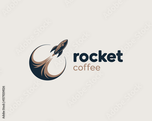 Rocket Coffee Logo Design
