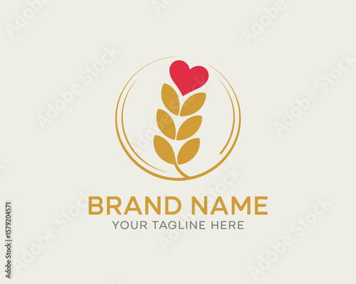 Wheat Heart - Logo for Natural and Organic Products