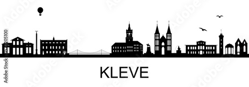 Kleve Silhouette, NRW Germany " NO AI "