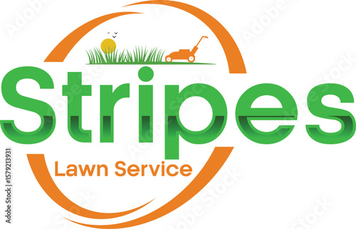 Lawn Care Services Logo vector art