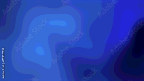 Abstract layered smooth blue gradient liquid mixing seamless background