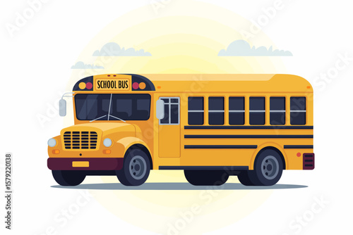 School Bus Illustration