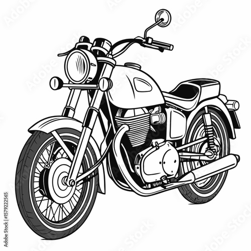 motorcycle vector illustration