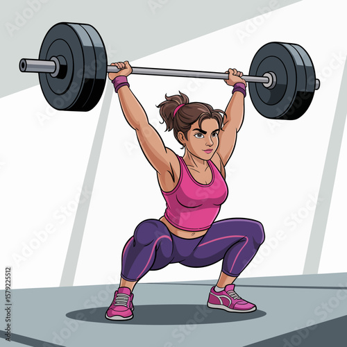 Weightlifting (Strong Woman)