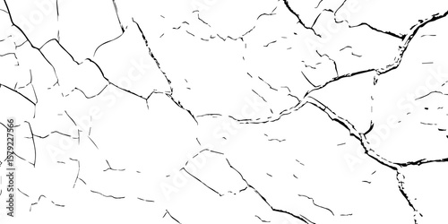 Cracked Earth, Telling a Story of How Nature’s Wrath Has Sculpted a Withered and Worn Terrain Over Centuries-Where Time and Erosion Meet: The Raw and Grunge-Textured Landscape of Dry
