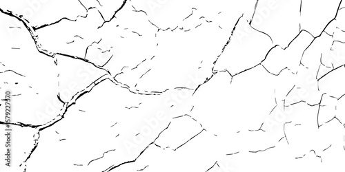 Cracked Earth, Telling a Story of How Nature’s Wrath Has Sculpted a Withered and Worn Terrain Over Centuries-Where Time and Erosion Meet: The Raw and Grunge-Textured Landscape of Dry
