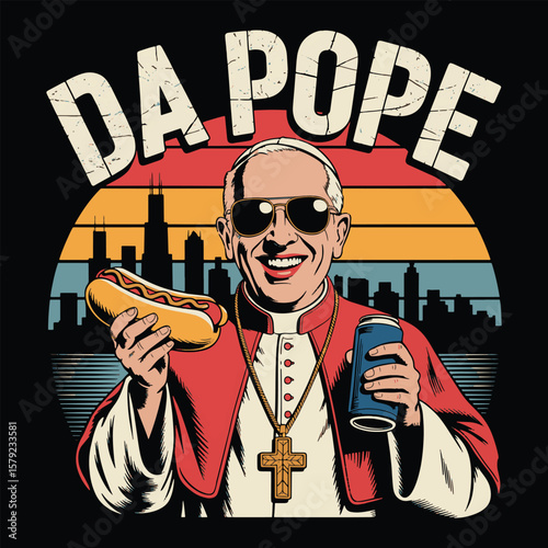 Da Pope (Funny Religious Design)