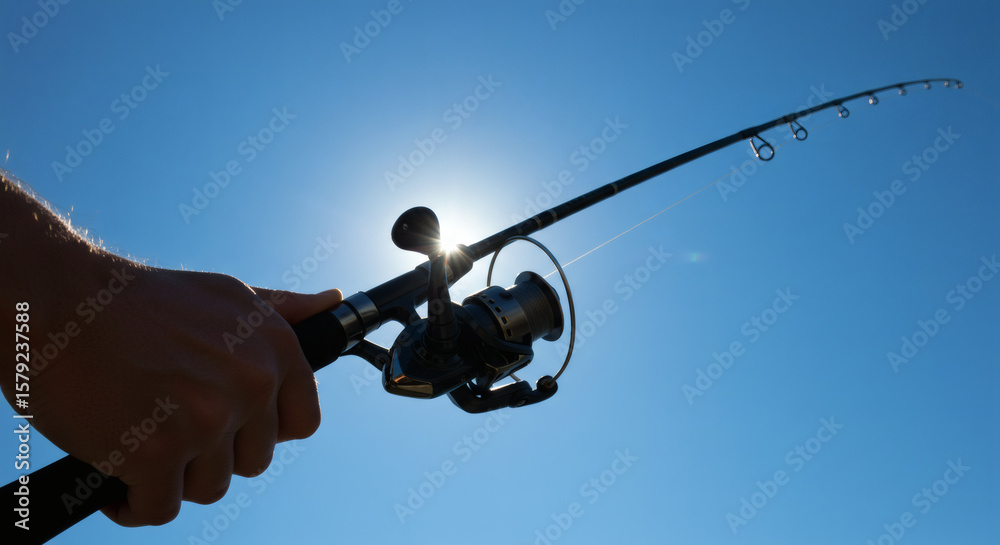 Fishing Rod Reel Silhouette Hand Angling Sport Recreation Outdoor Casting Fishing Rod Reel Silhouette Hand Angling Sport Recreation Outdoor Casting