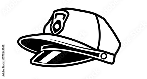 officer cap, policeman hat, police hat vector, police headgear, law enforcement cap, police officer hat, police symbol, police badge cap, police uniform hat, policeman cap icon, security cap, police h