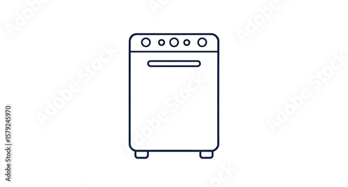 dishwasher design, dishwasher sign, household appliance, modern dishwasher, dishwasher isolated, dishwasher pictogram, dishwasher interface icon, dishwashing equipment, dishwasher line art, dishwasher