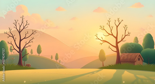 Colorful sunset, Scenic sunset, Sunset sky, Sun going down, Dusk landscape, Twilight scene, Glowing sunset, Sunset over hills, Sunset over forest, Sunset mountains, Tranquil sunset, Romantic sunset, V