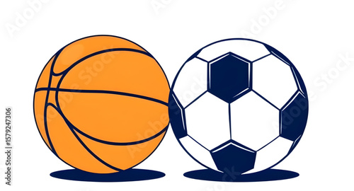 basketball, football, soccer ball, sports balls, ball vector, basketball illustration, football illustration, soccer illustration, isolated balls, sports equipment, athletic balls, game balls, team sp