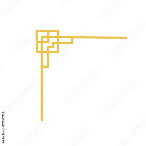 gold chinese oriental corner