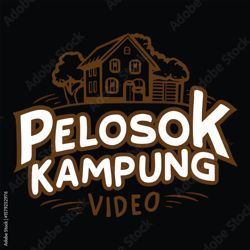 Pelosok Kampung Vibes Rural Life T-Shirt Design