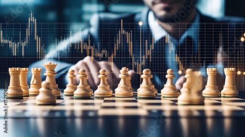 Strategic business analysis with chess and stock market data for financial planning and decision making