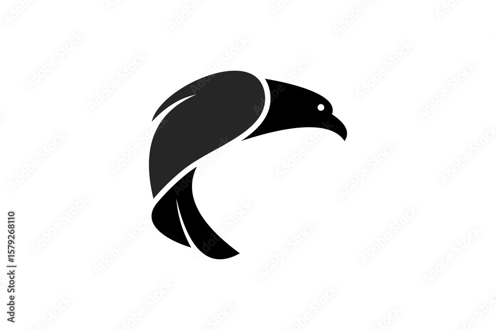 Fototapeta premium Eagle bird vector illustration