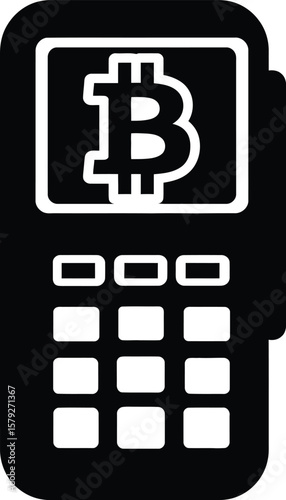 Bitcoin pos terminal crypto payment system blockchain technology cryptocurrency point of sale machine