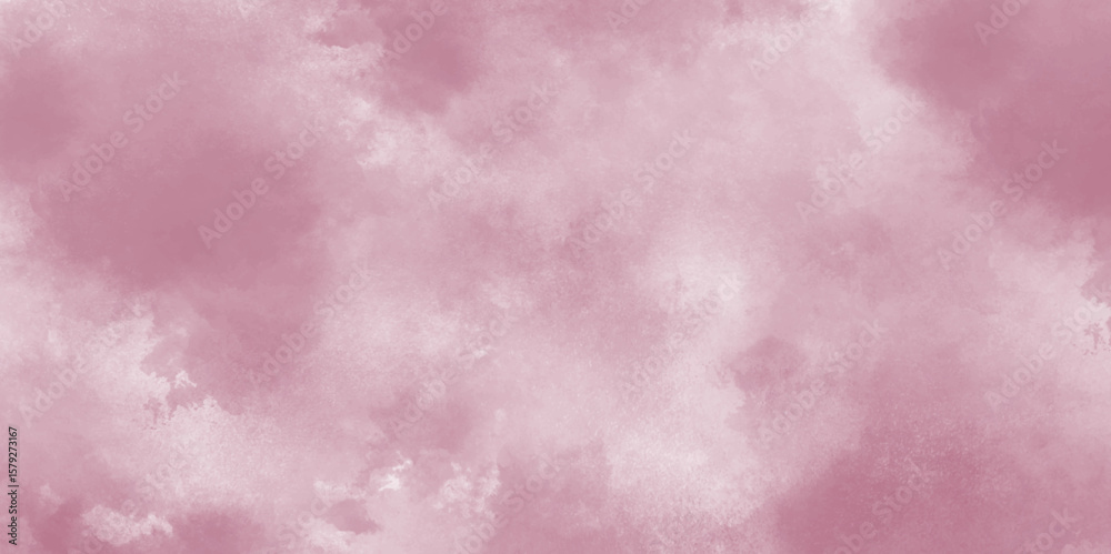 Fototapeta premium Pink abstract watercolor background. White and pink gradient colorful background design. Hand drawn paper texture. Aquarelle painted brushstrokes painting backdrop.