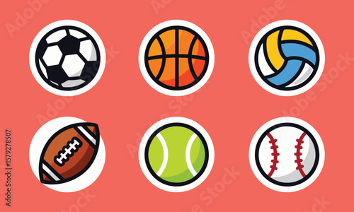 Diverse Sports Balls Collection soccer ball basketball