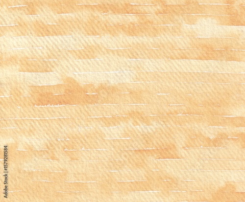 Nude Peach Watercolor Wash for Facial Care Design. Warm beige watercolor texture with soft horizontal strokes in a nude sand tone, ideal for skincare, wellness, and cosmetic product backgrounds