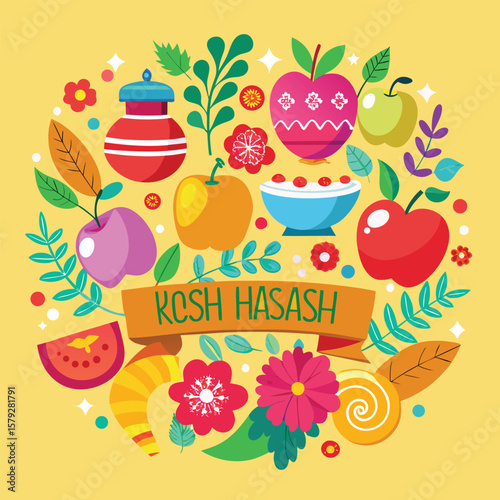 A seamless vector pattern illustrating a fresh set of fruits and vegetables with juice designs and cartoon icons