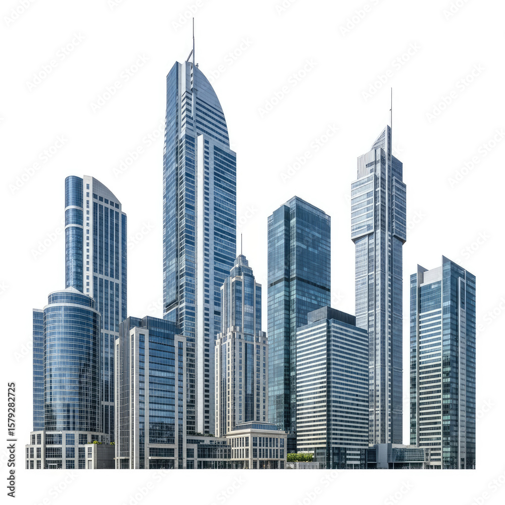 Fototapeta premium modern office buildings