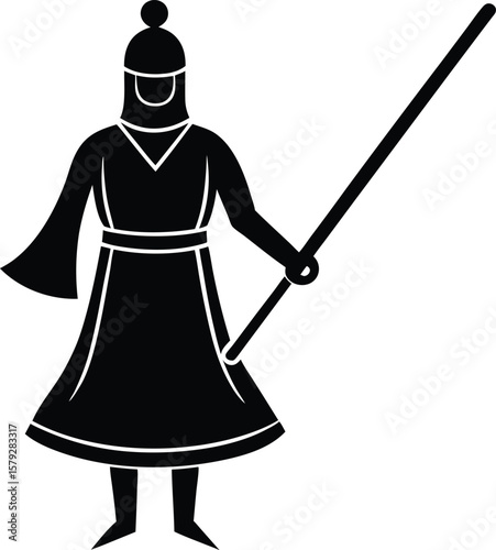 epee bell guard on white background.eps